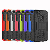 Case For Huawei Huawei Honor 10 / Huawei Honor 9 Lite / Honor 8 Shockproof / with Stand Back Cover Tile / Armor Hard PC