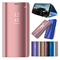 Case For Huawei Huawei Honor 10 / Huawei Honor 9 Lite / Huawei Honor 8X with Stand / Plating / Mirror Full Body Cases Solid Colored Hard PC