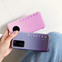 Case For Huawei Huawei Huawei P40 Huawei P40 Pro Nova 6 Nova 4 Shockproof Back Cover Color Gradient TPU
