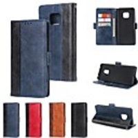Case For Huawei Huawei Mate 20 lite / Huawei Mate 20 pro / Huawei Mate 20 Wallet / Card Holder / with Stand Full Body Cases Solid Colored Hard PU Leather