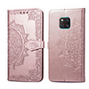 Case For Huawei Huawei Mate 20 Pro Card Holder / Flip Full Body Cases Solid Colored Hard PU Leather for Huawei Mate 20 pro