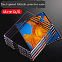 Case For Huawei HUAWEI Mate XS Shockproof / Plating / Ultra-thin Bumper Solid Colored PC