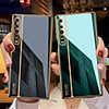 Case For Huawei HUAWEI Mate xs Shockproof / Plating Back Cover Solid Colored Tempered Glass / Metal
