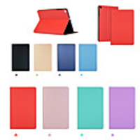 Case For Huawei Huawei Mediapad M5 Lite 10 Shockproof Flip Full Body Cases PU Leather TPU Solid Colored