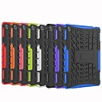 Case For Huawei Huawei Mediapad T5 10 / Huawei Mediapad M5 Lite 10 / Huawei MediaPad T3 10(AGS-W09,  AGS-L09,  AGS-L03) Shockproof / with Stand Back Cover Tile / Armor Hard PC