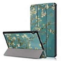 Case For Huawei Huawei Mediapad T5 10 / Huawei Mediapad M5 Lite 10 / Huawei MediaPad T3 7.0 Shockproof / Flip / Pattern Full Body Cases Tree / Flower Hard PU Leather