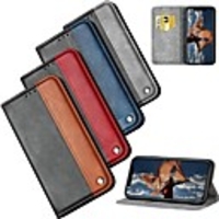 Case For Huawei Huawei Nova 3i / Huawei Nova 4 / Huawei nova 4e Card Holder / Shockproof / with Stand Full Body Cases Geometric Pattern Hard PU Leather