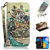 Case For Huawei Huawei Nova 3i / Huawei nova 4e / Huawei P30 Lite Shockproof Full Body Cases Animal / Cartoon PU Leather / TPU