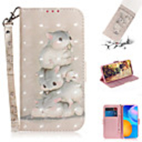 Case For Huawei Huawei Nova 3i / Huawei nova 4e / Huawei P30 Lite Shockproof Full Body Cases Animal / Cartoon PU Leather / TPU