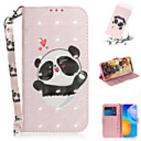 Case For Huawei Huawei Nova 3i / Huawei nova 4e / Huawei P30 Lite Shockproof Full Body Cases Animal / Cartoon PU Leather / TPU