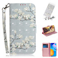 Case For Huawei Huawei Nova 3i / Huawei nova 4e / Huawei P30 Lite Shockproof Full Body Cases Cartoon / Flower PU Leather / TPU