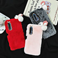 Case For Huawei Huawei Nova 4 / Huawei nova 4e / Huawei P20 Shockproof Back Cover Animal / Plush TPU