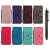 Case For Huawei Huawei P smart / Huawei Honor 10 / Honor 9 Wallet / Card Holder / with Stand Full Body Cases Flower Hard PU Leather