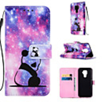 Case For Huawei Huawei P Smart 2019 / Huawei Honor 8A / Huawei Mate 20 lite Wallet / Card Holder / with Stand Full Body Cases Panda PU Leather