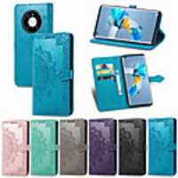 Case For Huawei Huawei P Smart Plus 2019 / Huawei Honor 9i / Huawei Y5 2019 Card Holder / Shockproof / Embossed Full Body Cases Solid Colored PU Leather / TPU