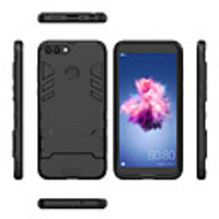 Case For Huawei Huawei P smart Shockproof / with Stand Back Cover Armor Hard PC