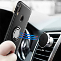 Case For Huawei Huawei P20 / Huawei P20 lite / P10 Plus Ring Holder Back Cover Armor Hard PC / P10 Lite