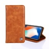 Case For Huawei Huawei P20 / Huawei P20 Pro / Huawei P20 lite Card Holder / Flip Full Body Cases Solid Colored PU Leather / TPU