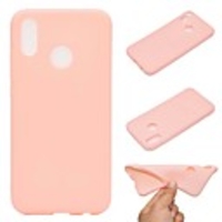 Case For Huawei Huawei P20 / Huawei P20 Pro / Huawei P20 lite Frosted Back Cover Solid Colored Soft TPU / P10 Lite / P10