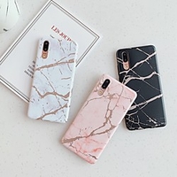 Case For Huawei Huawei P20 / Huawei P20 Pro / Huawei P20 lite Plating / IMD / Pattern Back Cover Marble TPU