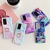 Case For Huawei Huawei P20 / Huawei P20 Pro / Huawei P20 lite Ring Holder / Pattern Back Cover Marble TPU