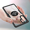 Case For Huawei Huawei P20 / Huawei P20 Pro / Huawei P20 lite Shockproof / Ring Holder / Transparent Back Cover Solid Colored Hard TPU / PC