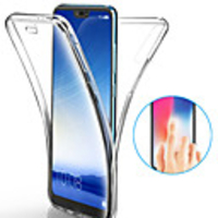 Case For Huawei Huawei P20 / Huawei P20 Pro / Huawei P20 lite Shockproof / Ultra-thin / Transparent Full Body Cases Solid Colored Soft TPU / P10 Plus / P10 Lite / P10