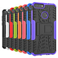 Case For Huawei Huawei P20 / Huawei P20 Pro / Huawei P20 lite Shockproof / with Stand Back Cover Tile / Armor Hard PC / P10 Plus / P10 Lite / P10
