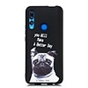 Case For Huawei Huawei P20 / Huawei P20 Pro / Huawei P20 lite Ultra-thin / Frosted Back Cover Dog / Word / Phrase TPU