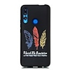 Case For Huawei Huawei P20 / Huawei P20 Pro / Huawei P20 lite Ultra-thin / Frosted Back Cover Word / Phrase / Feathers TPU