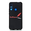Case For Huawei Huawei P20 / Huawei P20 Pro / Huawei P20 lite Ultra-thin / Frosted Back Cover Word / Phrase / Feathers TPU