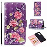Case For Huawei Huawei P20 / Huawei P20 Pro / Huawei P20 lite Wallet / Card Holder / Shockproof Full Body Cases Flower Hard PU Leather