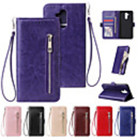 Case For Huawei Huawei P20 / Huawei P20 Pro / Huawei P20 lite Wallet / Card Holder / Shockproof Full Body Cases Solid Colored / Lines / Waves PU Leather