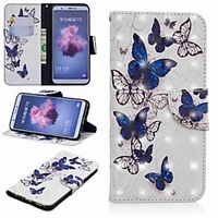 Case For Huawei Huawei P20 / Huawei P20 Pro / Huawei P20 lite Wallet / Card Holder / with Stand Full Body Cases Butterfly Hard PU Leather / P10 Lite miniinthebox