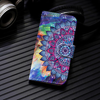 Case For Huawei Huawei P20 / Huawei P20 Pro / Huawei P20 lite Wallet / Card Holder / with Stand Full Body Cases Mandala Hard PU Leather / P10 Lite