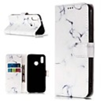 Case For Huawei Huawei P20 / Huawei P20 Pro / Huawei P20 lite Wallet / Card Holder / with Stand Full Body Cases Marble Hard PU Leather / P10 Lite / P10