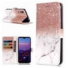 Case For Huawei Huawei P20 / Huawei P20 Pro / Huawei P20 lite Wallet / Card Holder / with Stand Full Body Cases Marble Hard PU Leather