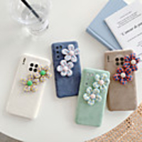 Case For Huawei Huawei P20 / Huawei P20 Pro / Huawei P30 Shockproof Back Cover 3D Cartoon / Flower TPU