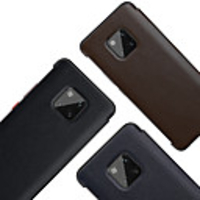 Case For Huawei Huawei P20 / Huawei P20 Pro / P10 Shockproof / with Windows / Flip Full Body Cases Solid Colored PU Leather