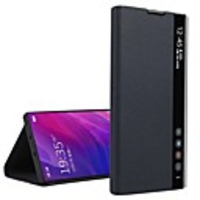 Case For Huawei Huawei P20 Pro / Huawei P20 lite / Huawei P30 Flip Full Body Cases Tile / Solid Colored PU Leather