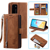 Case For Huawei Huawei P30 / Huawei P30 Lite / HUAWEI P40 Shockproof Full Body Cases Solid Colored PU Leather