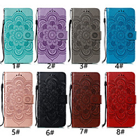 Case For Huawei Huawei P30 / Huawei P30 Pro / Huawei P30 Lite Card Holder / with Stand / Flip Full Body Cases Flower Hard PU Leather / P10 Lite