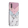 Case For Huawei Huawei P30 / Huawei P30 Pro / Huawei P30 Lite Ring Holder / Ultra-thin / Pattern Back Cover Marble TPU