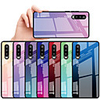 Case For Huawei Huawei P30 / Huawei P30 Pro / Huawei P30 Lite Shockproof / Water Resistant Back Cover sky / Color Gradient Hard TPU / Tempered Glass / PC