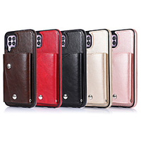 Case For Huawei Huawei P30 / Huawei P30 Pro / Huawei P30 Lite Shockproof Back Cover Solid Colored PU Leather / TPU