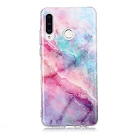 Case For Huawei Huawei P30 / Huawei P30 Pro / Huawei P30 Lite Ultra-thin / Pattern Back Cover Marble TPU