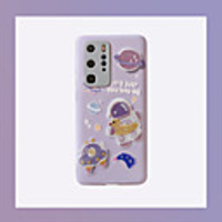 Case For Huawei Huawei P30 / Huawei P30 Pro / HUAWEI P40 Shockproof / Pattern Back Cover Cartoon Silicone