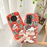 Case For Huawei Huawei P30 / Huawei P30 Pro / HUAWEI P40 Shockproof Back Cover Animal TPU