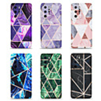 Case For Huawei Huawei P30 / Huawei P30 Pro / HUAWEI P40 Shockproof Back Cover Lines / Waves TPU