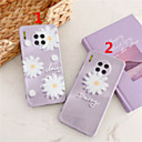 Case For Huawei Huawei P30 / Huawei P30 Pro / nova 5 IMD Back Cover Lines / Waves / Word / Phrase TPU